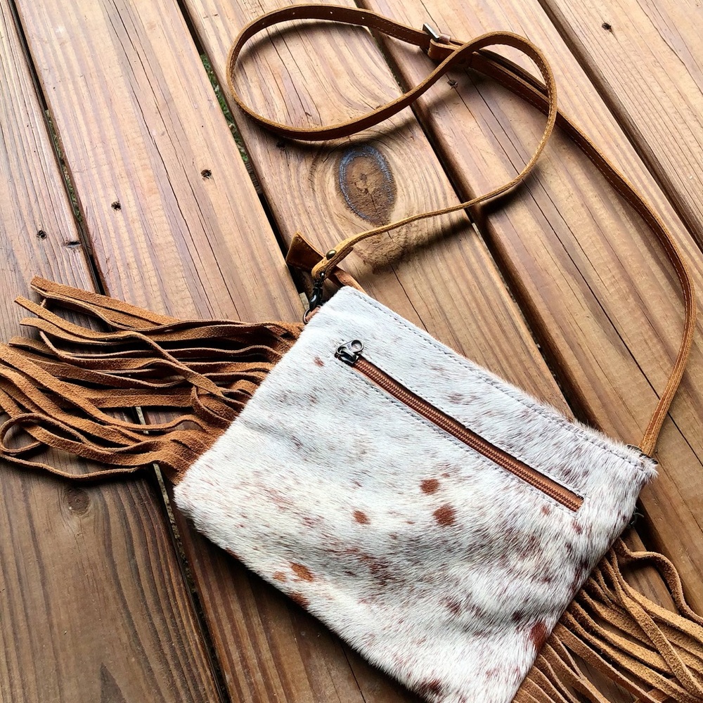American Darling Cowhide Crossbody Purse